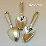 25 Pcs Shovel Charms Antique Metal Zinc Alloy Pendant