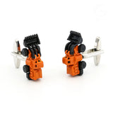 Vintage Bus Cufflinks Novelty Traffic Car Brass Material
