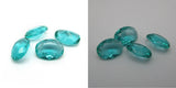Light Green Glass Stone Beads 13x18mm Oval DIY Jewelry