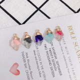30pcs Colorful Resin Necklace Pendants Jewelry Findings Charms