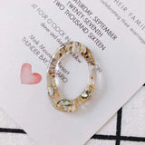 30pcs Glitter Resin Circle Charms - Necklace Earring Pendant