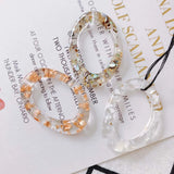 30pcs Glitter Resin Circle Charms - Necklace Earring Pendant