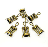 30pcs Antique Bronze wine corkscrew Charm Pendants
