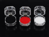 30pcs Acrylic Transparent Jewelry Package Ring Earring Box Wedding Packaging