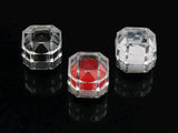 30pcs Acrylic Transparent Jewelry Package Ring Earring Box Wedding Packaging
