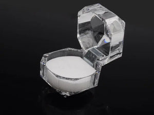 30pcs Acrylic Transparent Jewelry Package Ring Earring Box Wedding Packaging