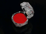 30pcs Acrylic Transparent Jewelry Package Ring Earring Box Wedding Packaging