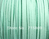 100Yards Mint Green Faux Suede Cord