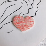 30pcs Acrylic Floral Sheet Love Heart Resin Charms for Earring Necklace Pendant
