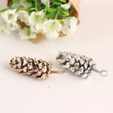 40 Vintage Pine Cone Charms for Necklace Bracelet Keyring Craft