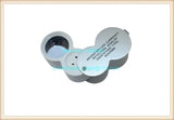 40X-25mm LED Magnifying Glass with Currency Detecting and Jewelry Identifying