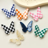 40pcs Butterfly Resin Cabochons for Charms Pendant Hair Jewelry Decoration