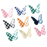 40pcs Butterfly Resin Cabochons for Charms Pendant Hair Jewelry Decoration