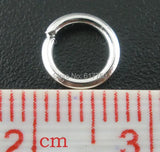 500PCs Silver Plated Jump Rings 7mm Dia.