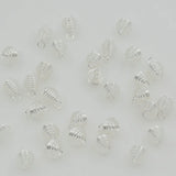 500Pcs Spiral Bead Cages Pendants 8mm Jewelry DIY Findings