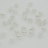 500Pcs Spiral Bead Cages Pendants 8mm Jewelry DIY Findings