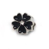 50pcs 12mm Enamel Oil-Drip Flower Beads European DIY Charms
