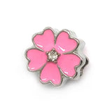 50pcs 12mm Enamel Oil-Drip Flower Beads European DIY Charms