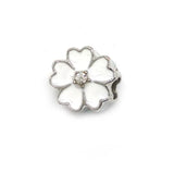 50pcs 12mm Enamel Oil-Drip Flower Beads European DIY Charms