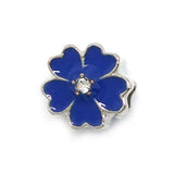50pcs 12mm Enamel Oil-Drip Flower Beads European DIY Charms