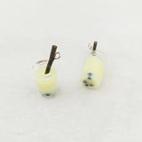 50pcs Colorful Milk Drink Cup 3D Resin Plastic Charms DIY Jewelry Making
