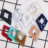 50pcs Vintage Resin Necklace Pendants Geometry Jewelry Charms Accessory