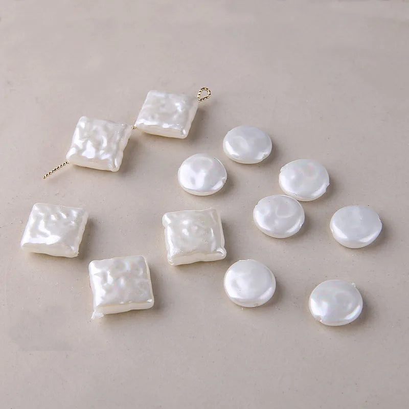 50pcs Vintage Acrylic Pear Beads Earring Charms DIY Ornament Accessories