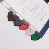 50pcs Wooden Heart Jewelry Charms DIY Ornament Accessories for Girls