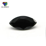 50pcs/lot Marquise Cut Red Green Glass Synthetic GemStone For Jewelry