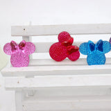 50pcs 28*25mm Mickey Head Shape Flatback Resin Rhinestone DIY