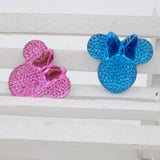 50pcs 28*25mm Mickey Head Shape Flatback Resin Rhinestone DIY