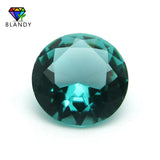 50pcs/lot 3.0~12mm Loose Glass Stone Round Cut Gems For Jewelry