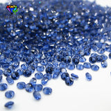 5A 1.0-2.5mm Round Cut Nano Synthetic Stone 1000pcs/lot