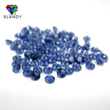 5A 1.0-2.5mm Round Cut Nano Synthetic Stone 1000pcs/lot