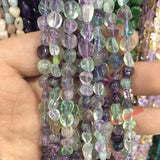 Colorful Fluorite Irregular Loose Beads for Jewelry Making