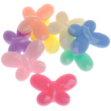 600pcs 22*16mm Butterfly Shape Acrylic Beads - Kids Jewelry Making