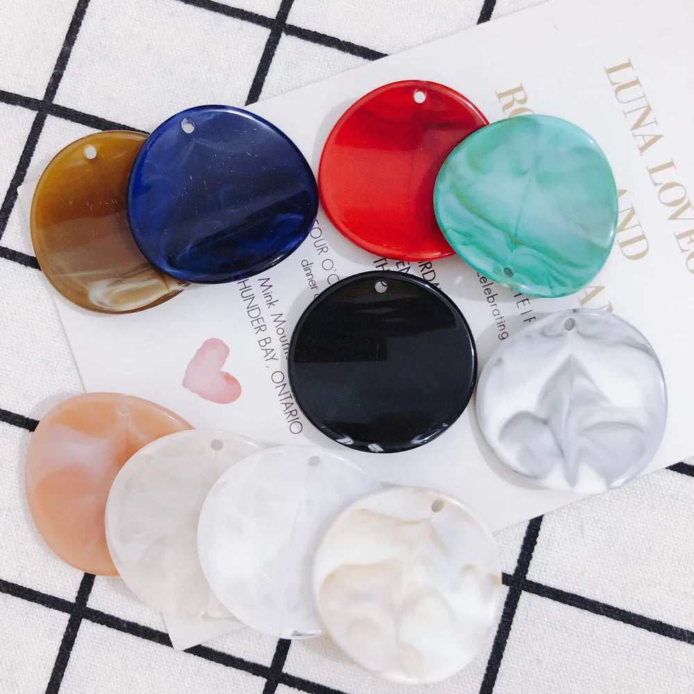 60pcs Vintage Resin Charms Necklace Pendant Earring DIY