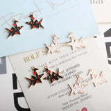 60pcs Oil Drop Diy Jewelry Accessories Enamel Paper Crane Charms