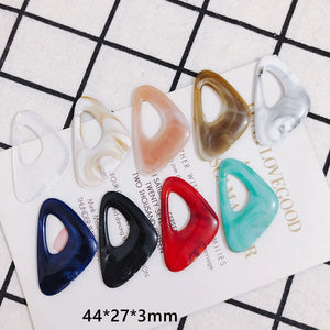 Lot of 60 Vintage Resin Jewelry Necklace Pendants Girls Women Earring Charms