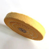 6X50 Yellow Buffing Cloth Wheel Jewelry Polishing Tool Cotton Buffing Wheel 2pcs