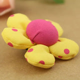 Sunflowers Fabric Flowers for Baby Girls Dress 15 pcs/lot