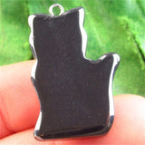 6pcs Hematite Cat Pendant for DIY Jewelry
