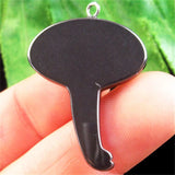 Hematite Elephant Pendant DIY Jewelry Finding