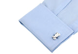 Motorcycle Cufflinks Novelty Sport Bike Brass Men Cuff Links