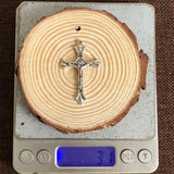 80pcs One Hole Alloy Rosary Cross Religious Alloy Crucifix