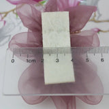 5*9cm Crystal Beads Voile Flowers Hair Accessories Making Artificial Flowers