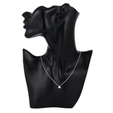 925 Silver Triangle Pendant Necklace for Women