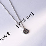 925 Silver Evil Eye Pendant Women's Necklace