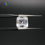 High-Quality CZ Asscher Cut Square Shape Cubic Zirconia Stone for Jewelry