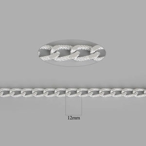 Silver Aluminum Chain for DIY Jewelry Making
